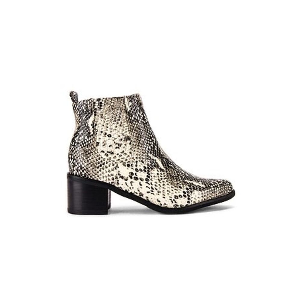 BLONDO western waterproof Elvina Bootie in Natural Snake 8.5 W